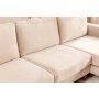 Berlin divan sofa med treben hyre - Krem
