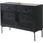 Halsten sideboard - Eikfinr/svart