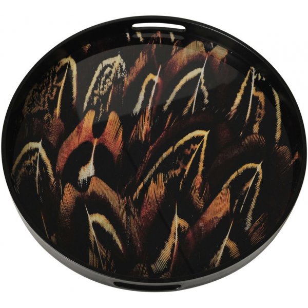 Robin serveringsbrett - Sort/brun Robin serveringsbrett - Sort/brun