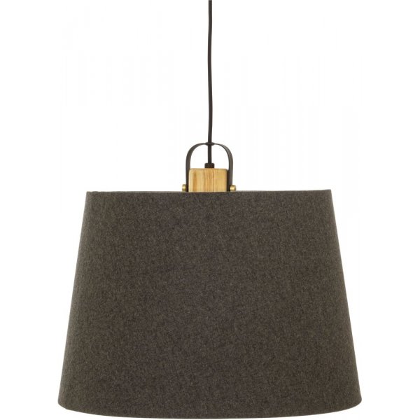 Taklampe Geilo - Gr/svart/tre