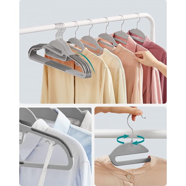 Kleshenger, plast, 41,5 cm, 20-pakning - Gr