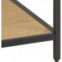 Seaford skrivebord 130 cm - Eik/svart