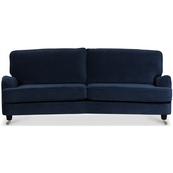 Kvarsebro Howard 3-seter hj�rnesofa - Royal bl� (Fl�yel)
