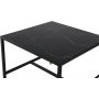 Kaxs salongbord - Svart/messing