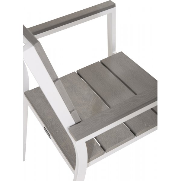 Levels spisestuestol - Grå/Hvit Levels spisestuestol - Grå/Hvit