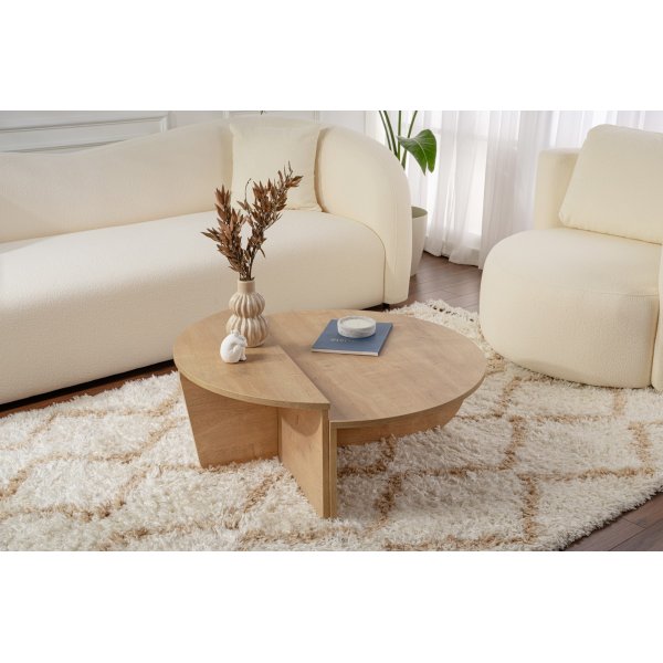 Orion salongbord 90 x 90 cm - Eik Orion salongbord 90 x 90 cm - Eik