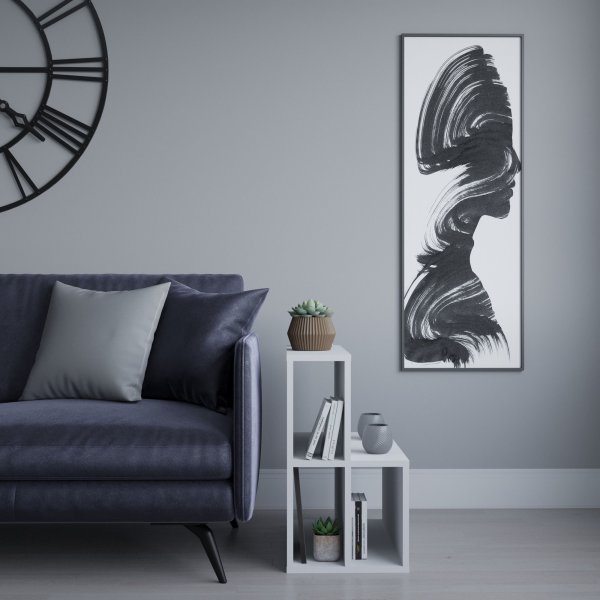 Lemont sidebord - Hvit