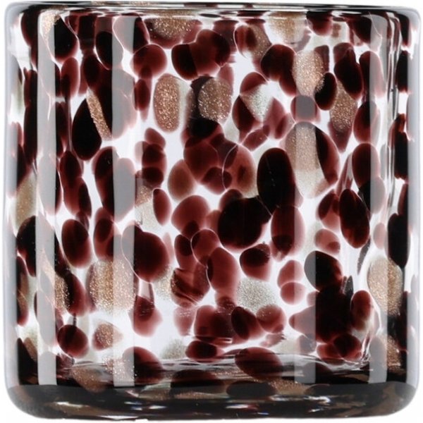 Glora lanterne Ø8 cm - Sort/Hvit Glora lanterne Ø8 cm - Sort/Hvit