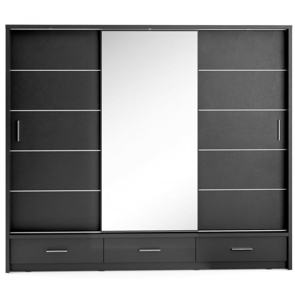 Mervyn garderobe - Svart Mervyn garderobe - Svart