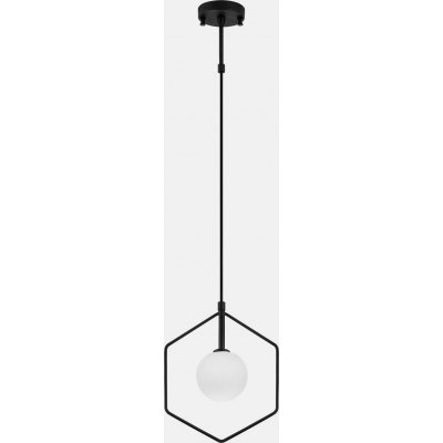 Geometri taklampe 11075 - Sort/hvit
