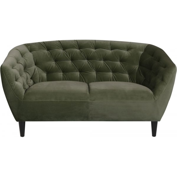 Felicia 2-seter sofa - Skogsgr�nn (Fl�yel)