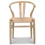 Spisegruppe Pegani rundt marmor spisebord inkl. 4 Sunda spisestoler - Mrk marmor / natur repsits
