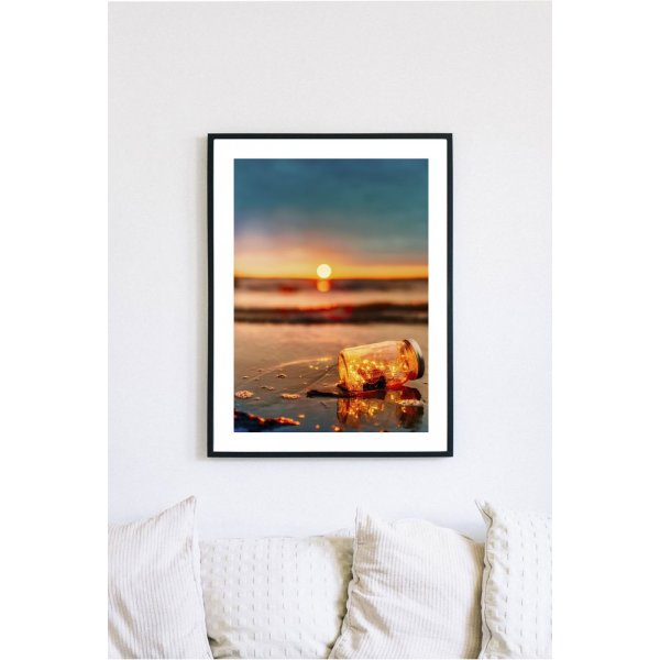 Posterworld - Motiv solnedgang - 50x70 cm