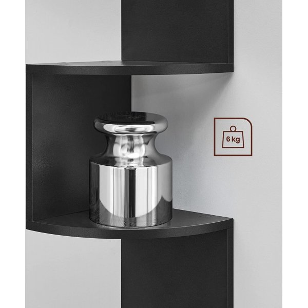 Damaskus bokhylle - Svart Damaskus bokhylle - Svart