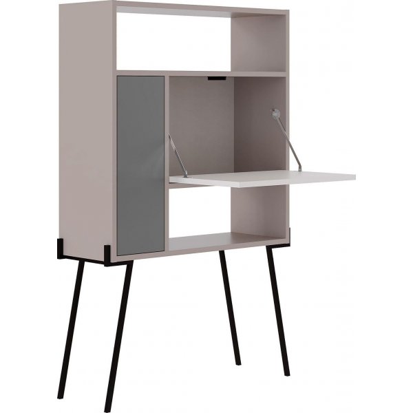 Tatti skap - Lys mokka/hvit/antrasitt