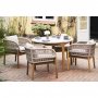 Terracina utendrs spisestol - Beige