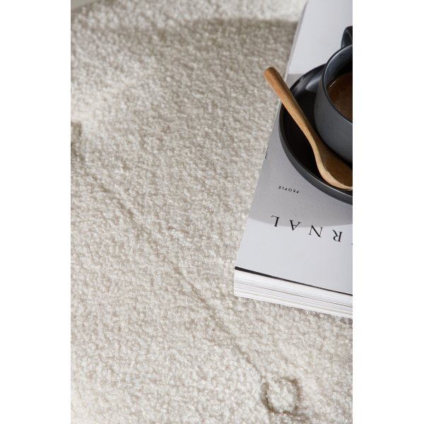 Salina puff - Hvit teddy