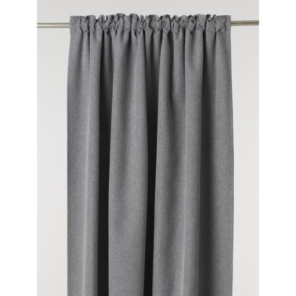 Liv gardinlengde 2-pakning 135 x 240 cm - Gr mrklegging
