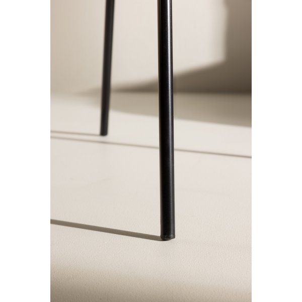 Berit spisestol - Brun kordflyel