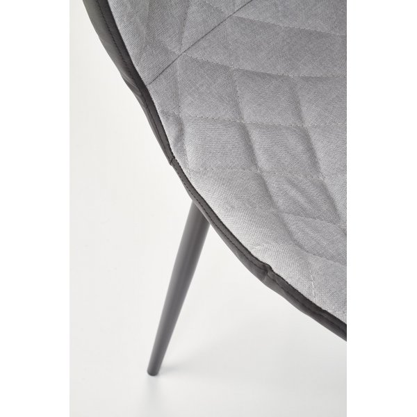 Cadeira spisestuestol 389 - Lys grå/svart Cadeira spisestuestol 389 - Lys grå/svart