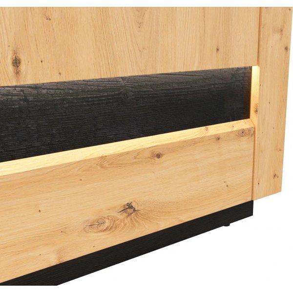 Ostia skjenk - Artisan eik/svart eik