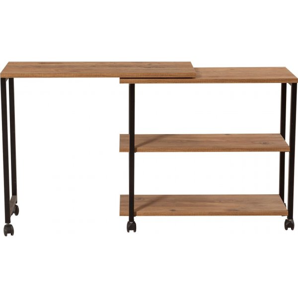 Melin sidebord - Furu/svart