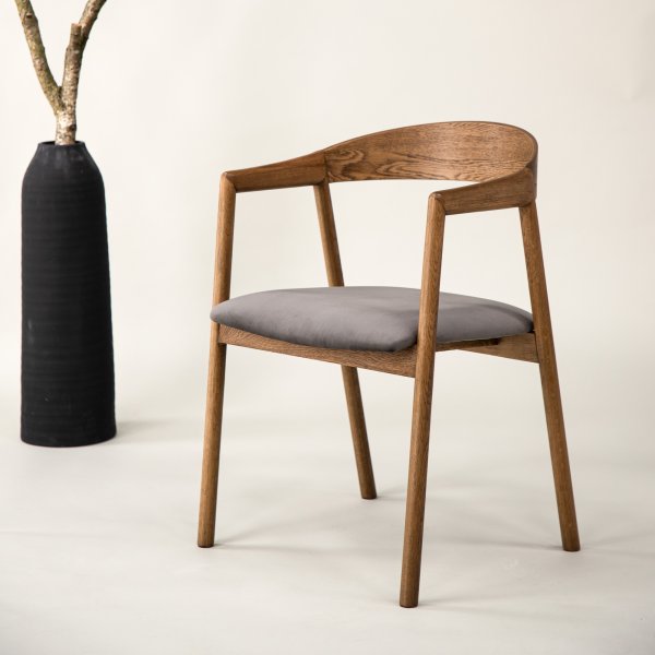 Långön spisestuestol - Eik/grå Långön spisestuestol - Eik/grå