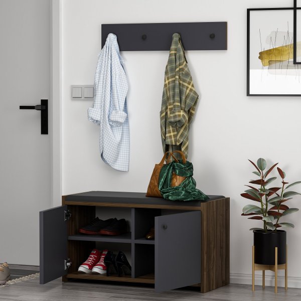 Zen hallmøbler - Antrasitt Zen hallmøbler - Antrasitt