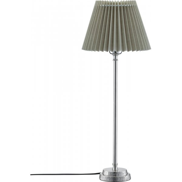 Kent bordlampe - Beige/krom - 58 cm