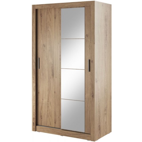 Mervyn garderobe 120 - Shetland eik