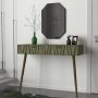 Skogsavlastningsbord med speil 120x 35 cm - Valntt/mrkegrnn