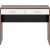 Nepo Plus skrivebord med 2 skuffer 100 x 59 cm - Mrk eik/hvit