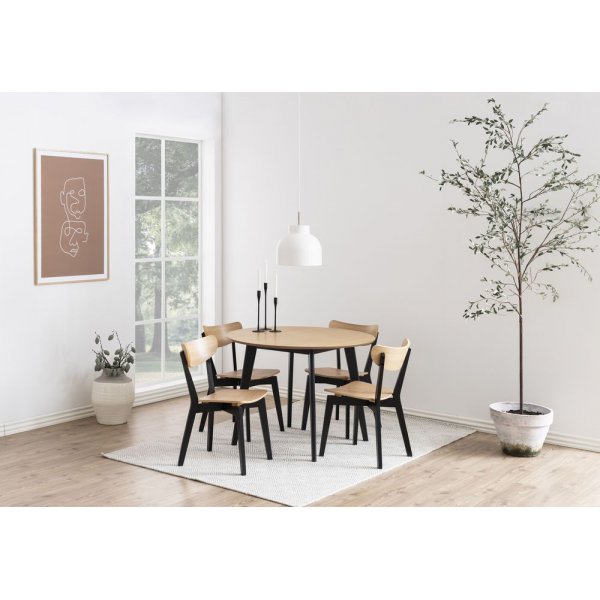 Roxby Spisestol - Eik/svart