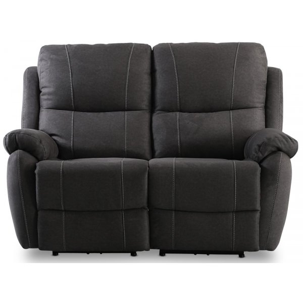 Enjoy Hollywood hvilesofa - 2-seters (elektrisk) i antrasitt mikrofiberstoff