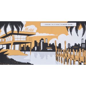 Comic 2 Tavla 120x60 cm - (City) Comic 2 Tavla 120x60 cm - (City)