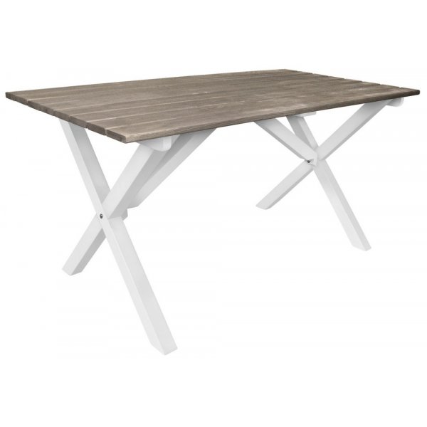 Spisebord Scottsdale 150 cm - Hvit/Shabby Chic gr