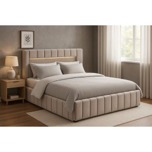 Sengeramme med LED-belysning 160 x 200 cm Sengeramme med LED-belysning 160 x 200 cm