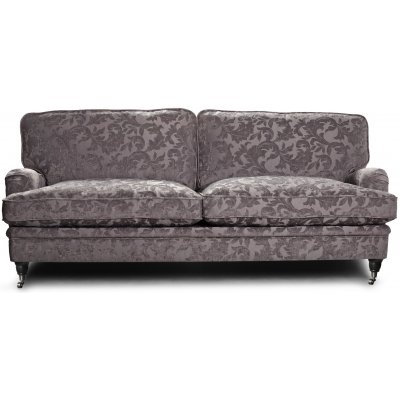 Howard Sir William 3-seter sofa (Dun) - Mobus Silver Floral