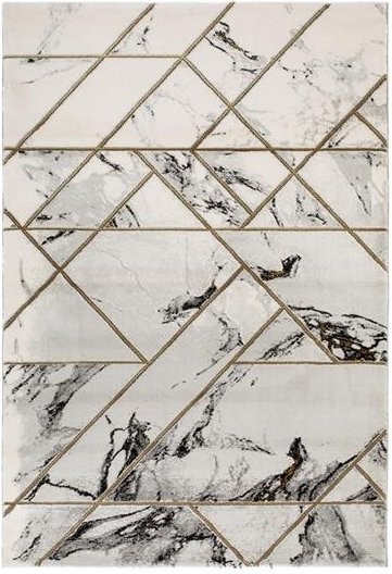 Maskinvevd teppe Diamond Marble Gull - 240x340 cm - Maskinvevde tepper, Tepper
