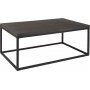 Betong salongbord, 125 cm - Svart