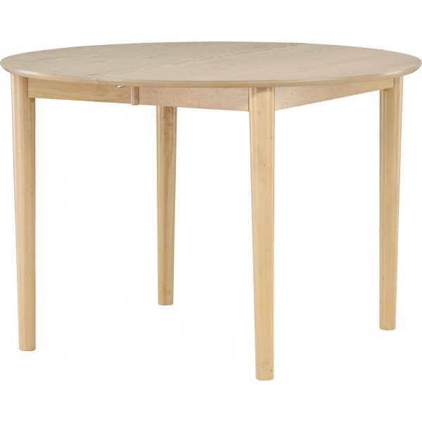 Gilda spisebord 110-150 x 110 cm - Whitewash Gilda spisebord 110-150 x 110 cm - Whitewash