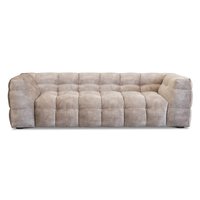 Fjälebro 3-seters sofa - Beige fløyel Fjälebro 3-seters sofa - Beige fløyel
