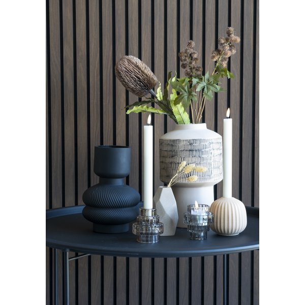 House Nordic vase+lysestake - Brun House Nordic vase+lysestake - Brun