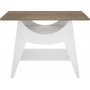 Ese sidebord 100 x 35 cm - Hvit/valntt