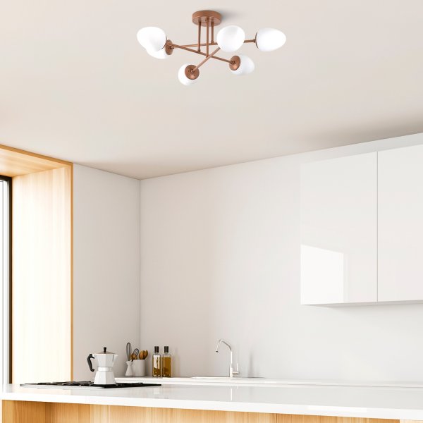 Camflo taklampe 10395 - Kobber