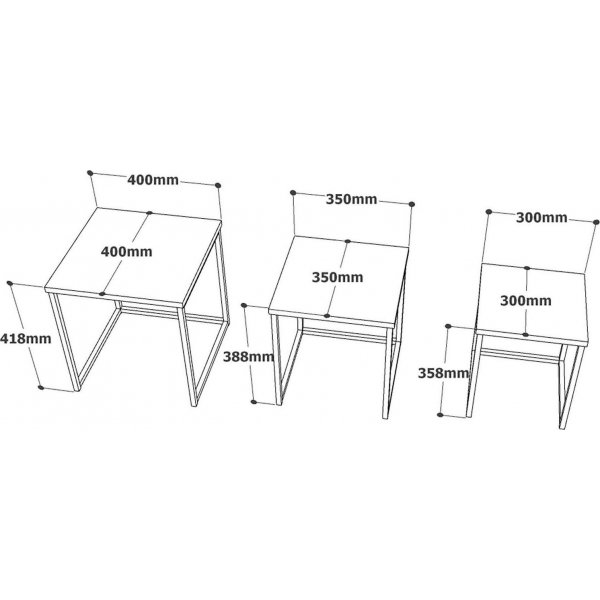 Voyage settbord 7 - Furu