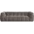 Nivou 3-seters sofa - Lys gr + Mbelpleiesett for tekstiler