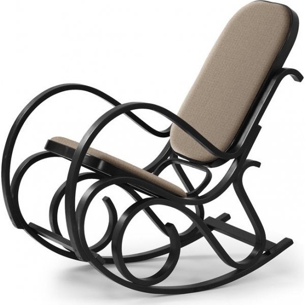 Komfort gyngestol - Brun/wenge Komfort gyngestol - Brun/wenge