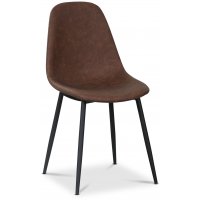 Carisma stol - Brun PU/svart Carisma stol - Brun PU/svart