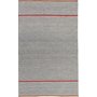 Kelim-teppe, Sicilien - Grå - Rød-170x240 cm